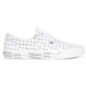 Vans era u-color checkerboard white sneaker shoes